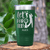 Green Golf Tumbler With Par Tee Time Design