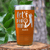 Orange Golf Tumbler With Par Tee Time Design