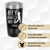 Navy Golf Tumbler With Par Tee Time Design