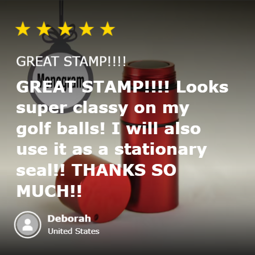 Custom Golf Ball Stamp