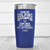 Blue Golf Tumbler With Send Me Golfing Design