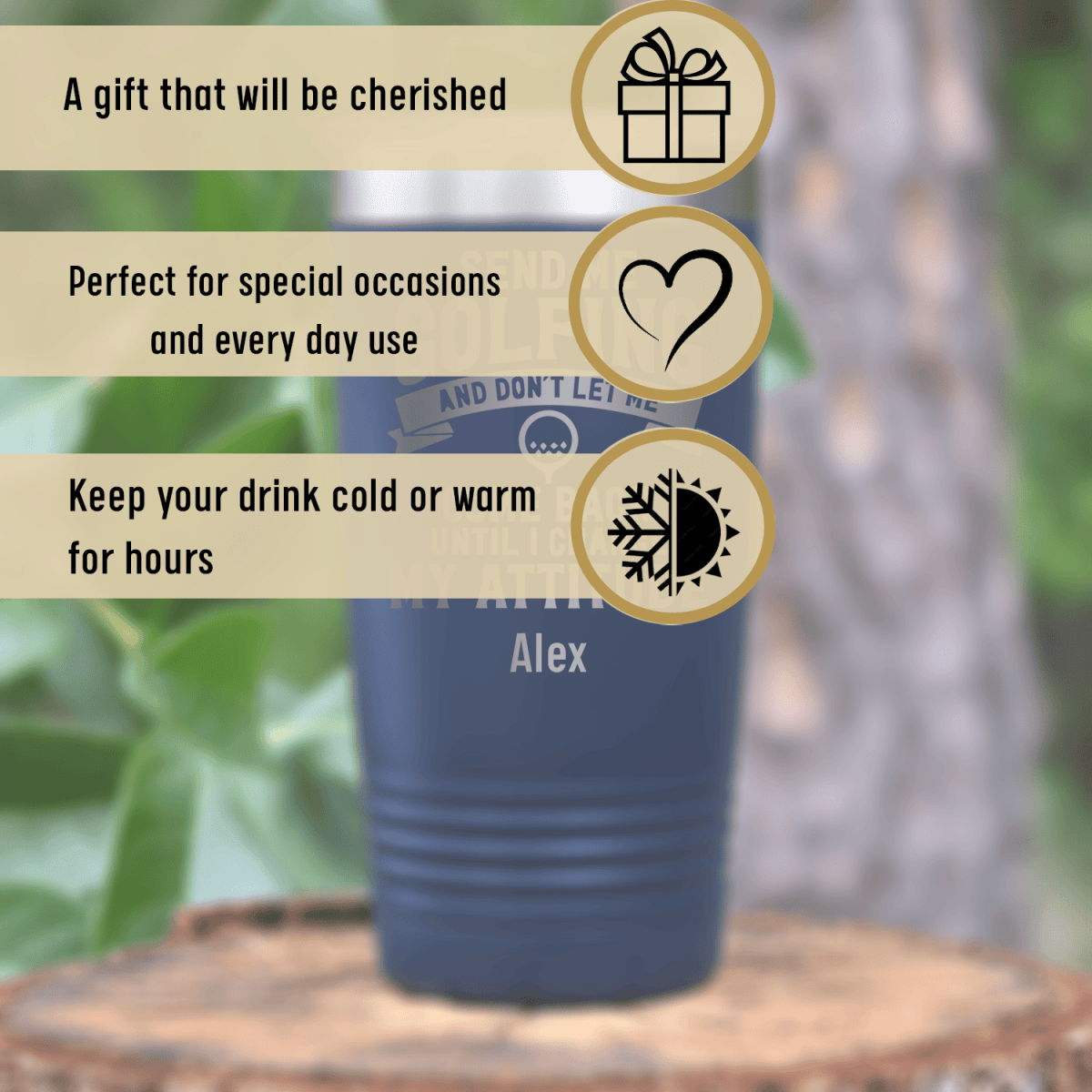 Send Me Golfing Tumbler