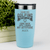 Teal Golf Tumbler With Send Me Golfing Design