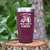 Maroon golf tumbler Sip And Swing