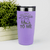 Light Purple golf tumbler Talk Birdie To Me