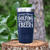 Navy golf tumbler Weekend Forecast Golfing