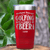 Black Golf Tumbler With Weekend Forecast Golfing Design