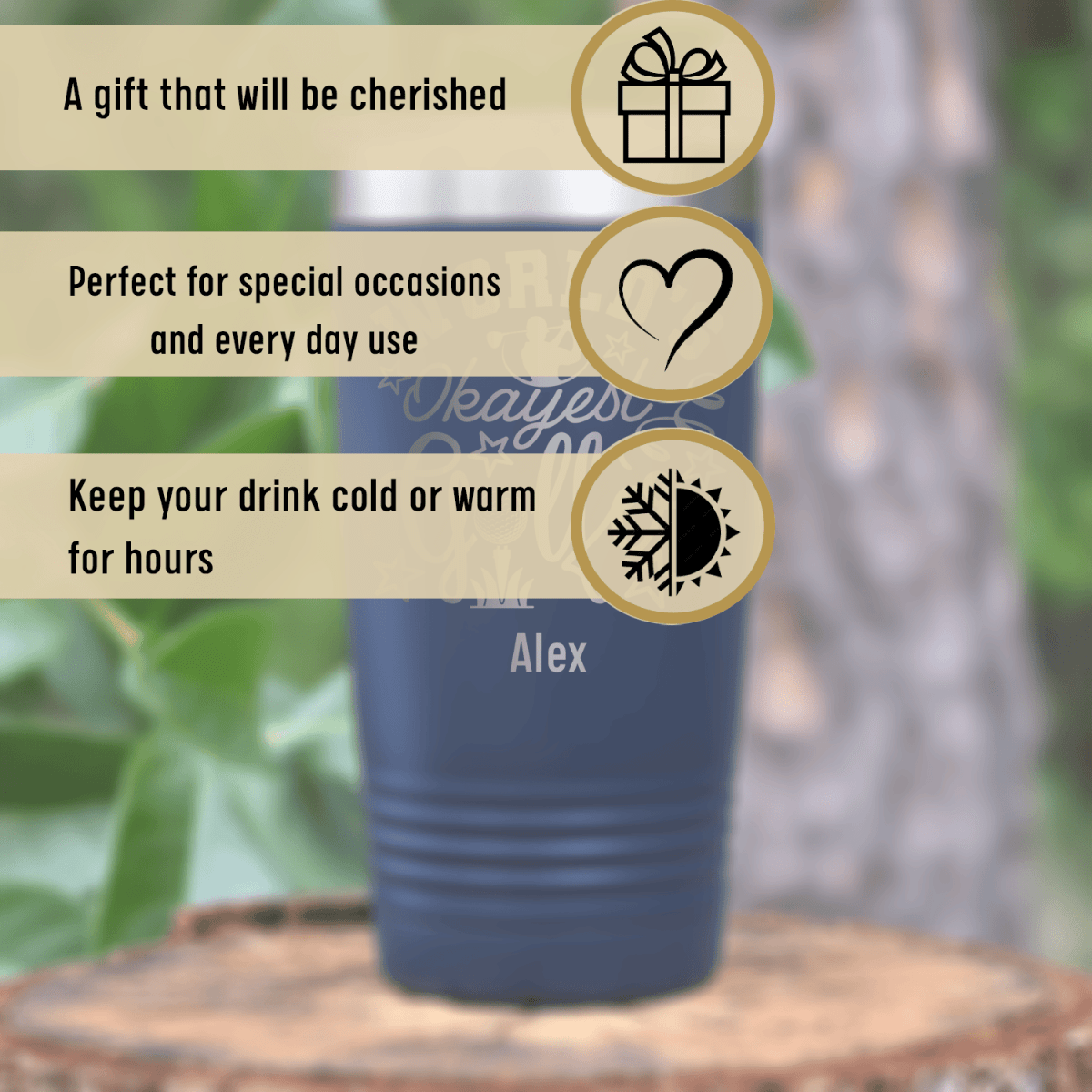 Worlds Kinda Good Golfer Tumbler