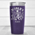 Purple Golf Tumbler With Worlds Kinda Good Gofler Design