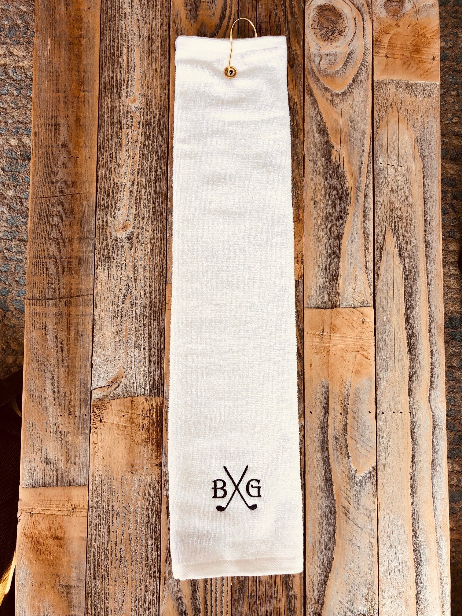 Monogrammed Golf Towel