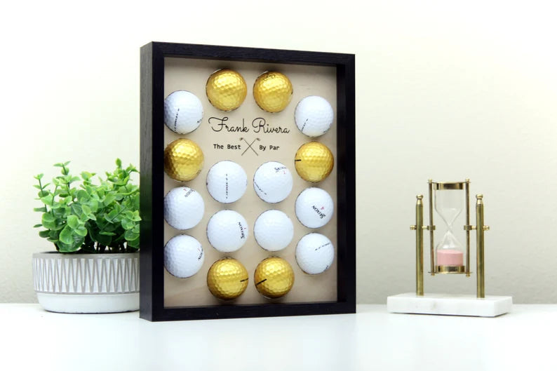 Custom Golf Ball Display Frame