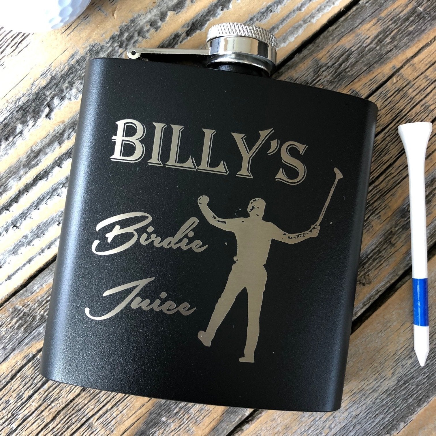 Personalized Golf Flask