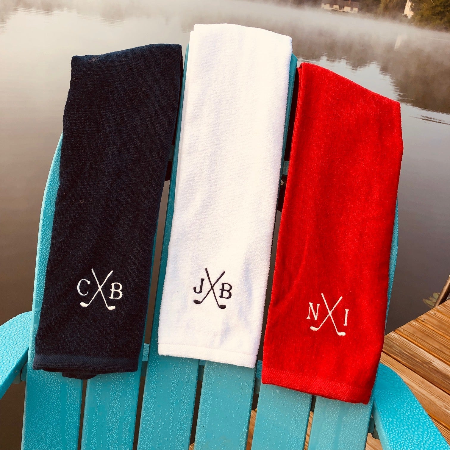 Monogrammed Golf Towel