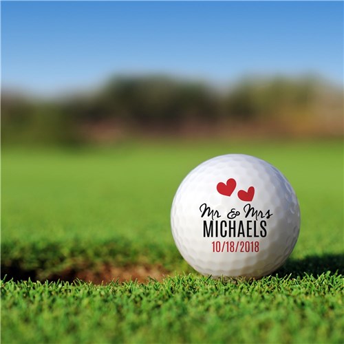 Mr. and Mrs. Golf Ball Set